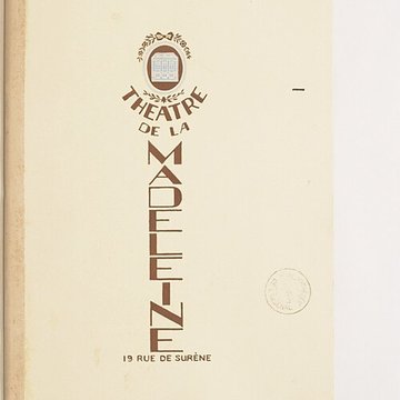 Théâtre de la Madeleine - Paris 8ème