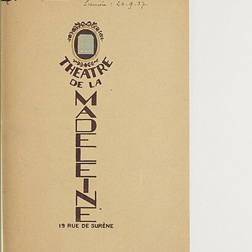 Théâtre de la Madeleine - Paris 8ème