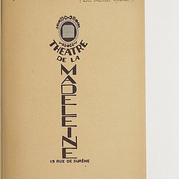 Théâtre de la Madeleine - Paris 8ème