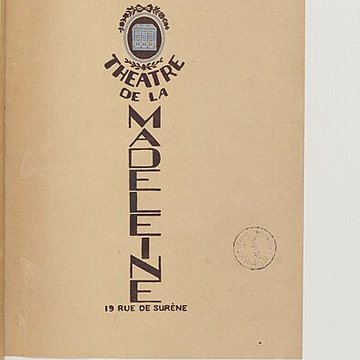 Théâtre de la Madeleine - Paris 8ème