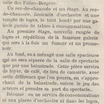 Théâtre des Folies Bergère à Paris