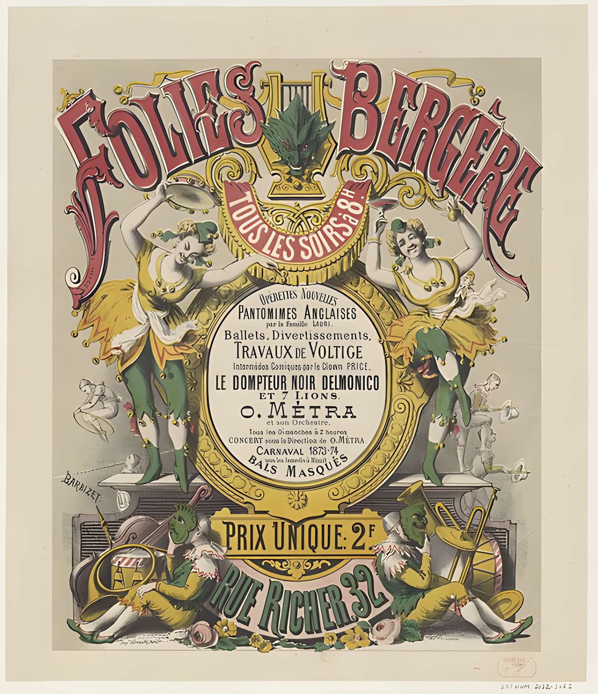 Théâtre des Folies Bergère à Paris