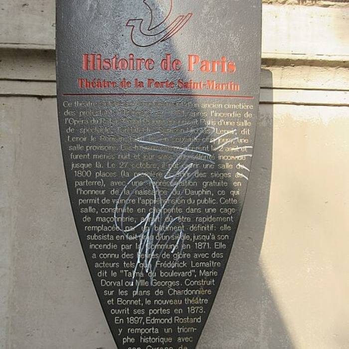 Photo de Théâtre de la Porte-Saint-Martin - Paris 10ème