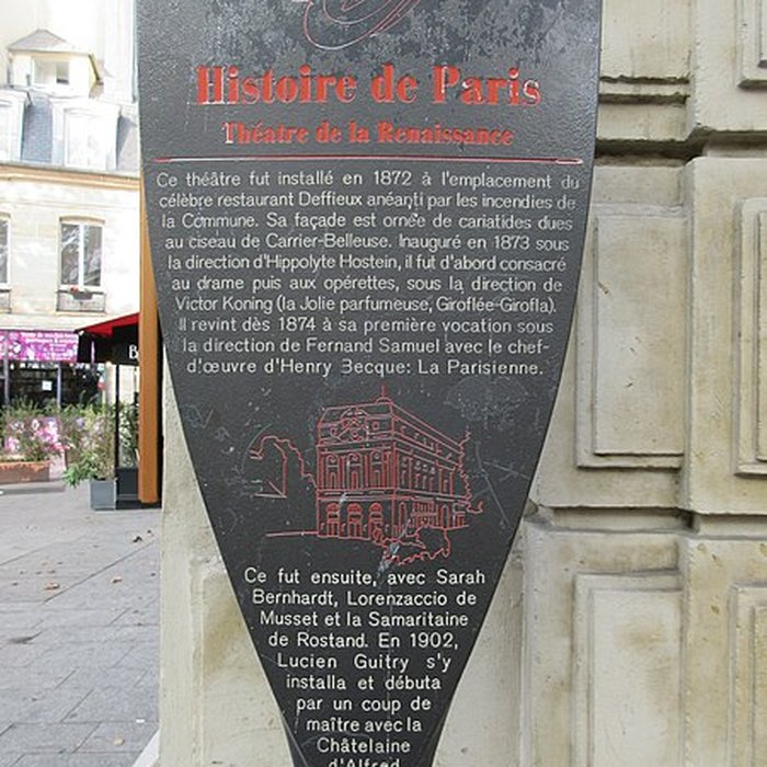 Photo de Théâtre de la Renaissance à Paris
