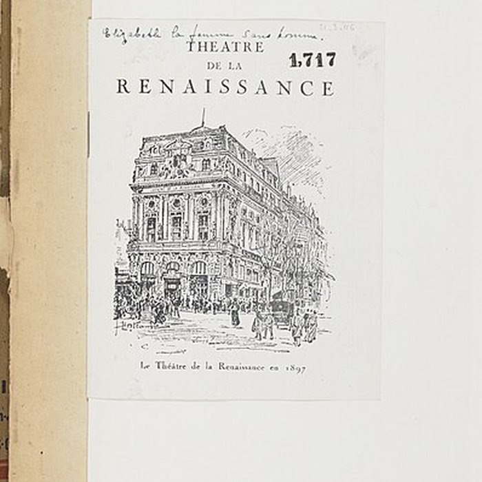 Photo de Théâtre de la Renaissance à Paris