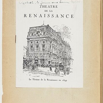 Théâtre de la Renaissance à Paris