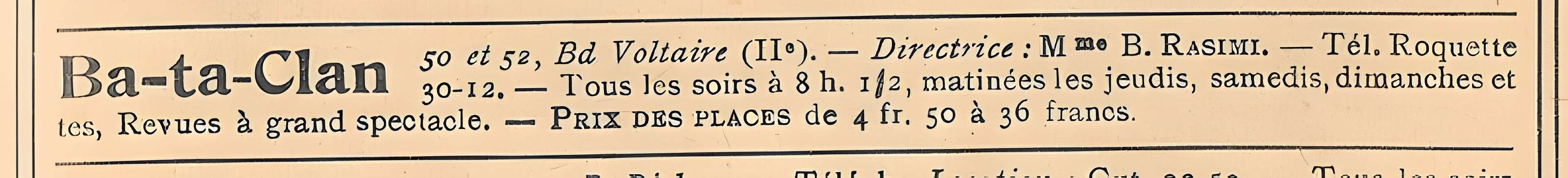 Ancien café-concert Le Bataclan