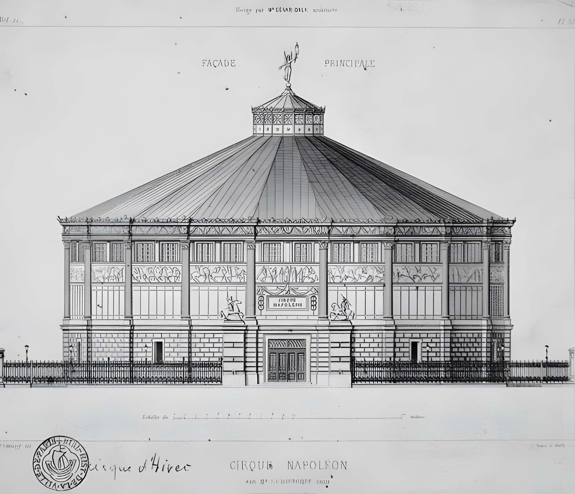 Cirque d'hiver à Paris