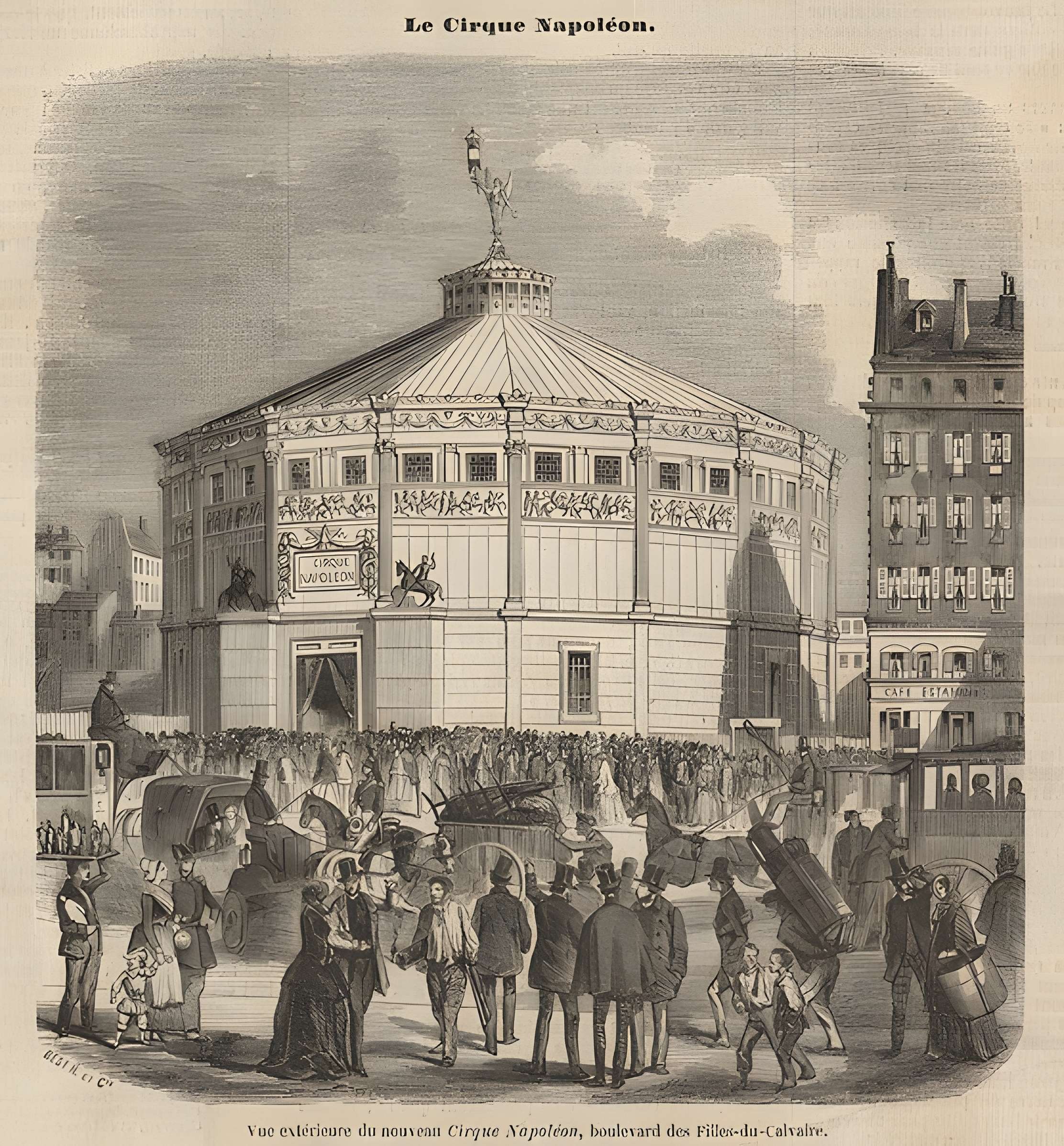 Cirque d'hiver à Paris