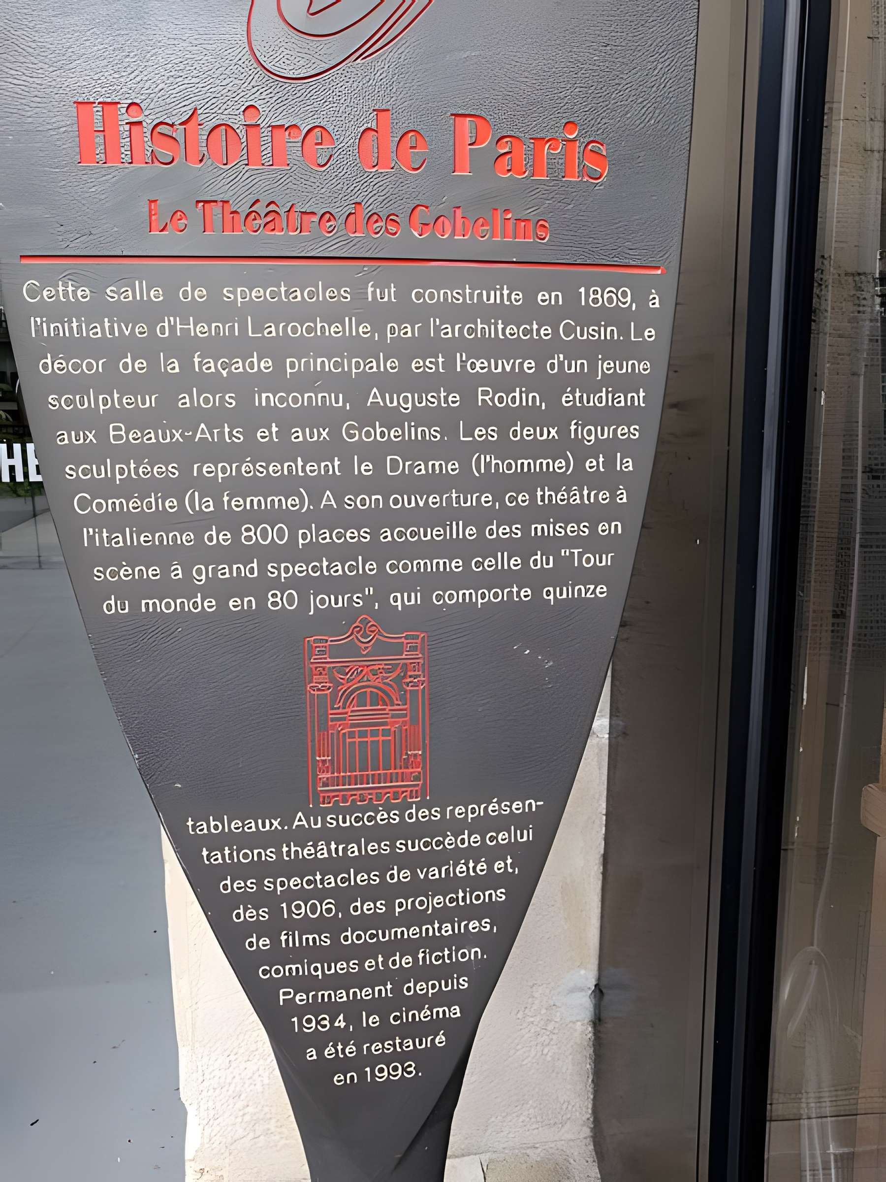 Théâtre des Gobelins  , actuellement cinéma Fauvette