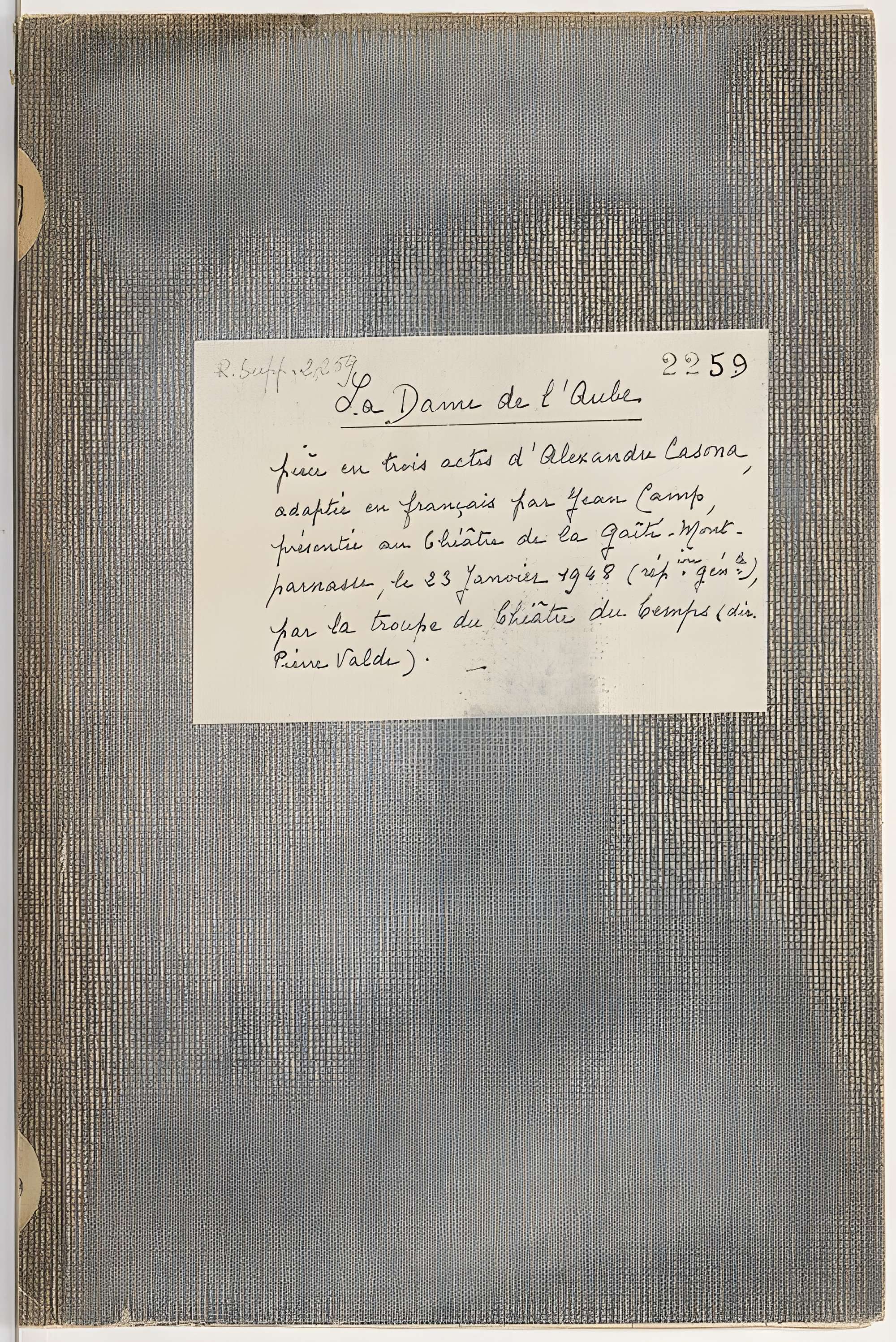 Théâtre Montparnasse ; Théâtre Montparnasse-Gaston Baty