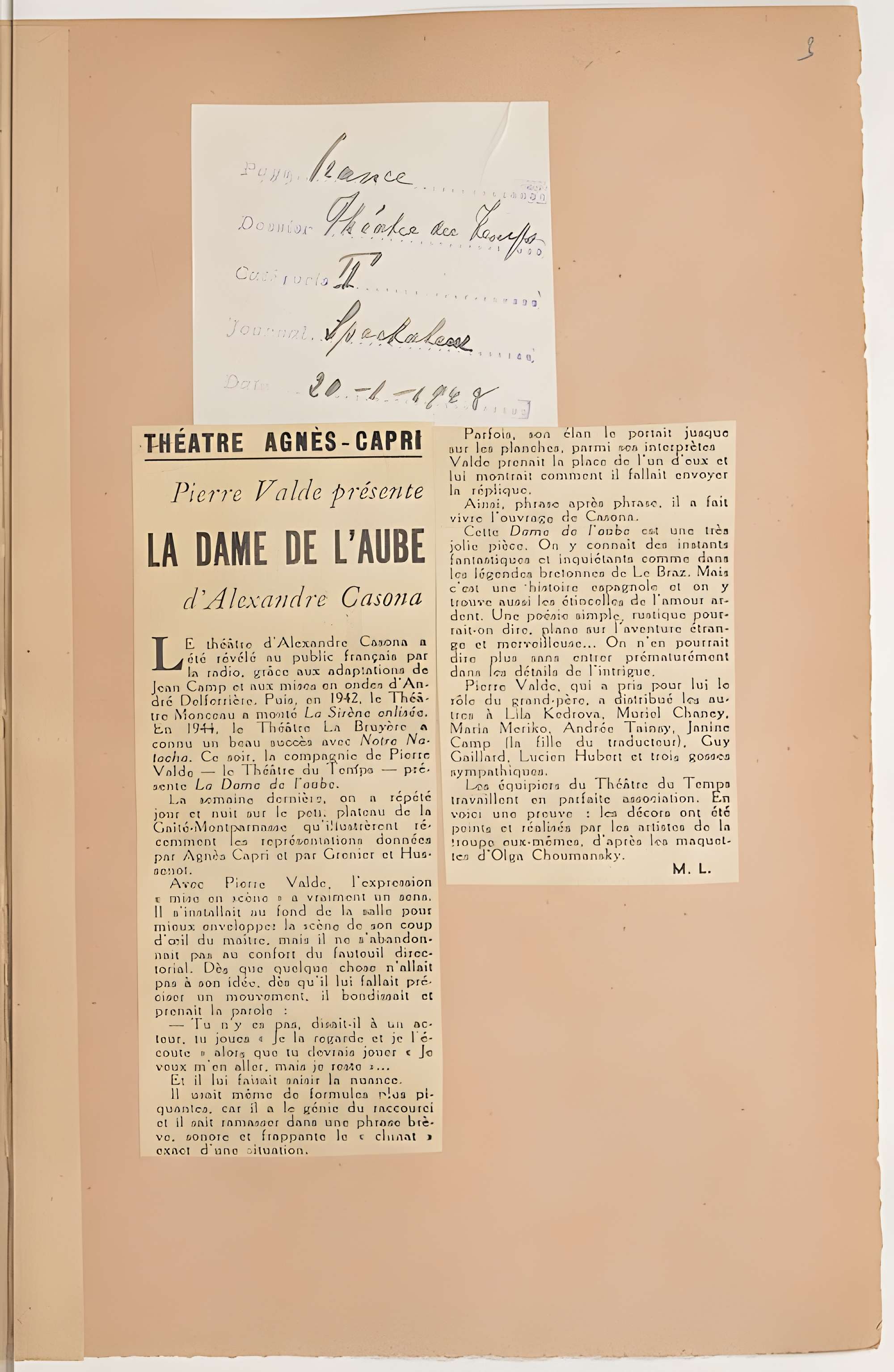 Théâtre Montparnasse ; Théâtre Montparnasse-Gaston Baty