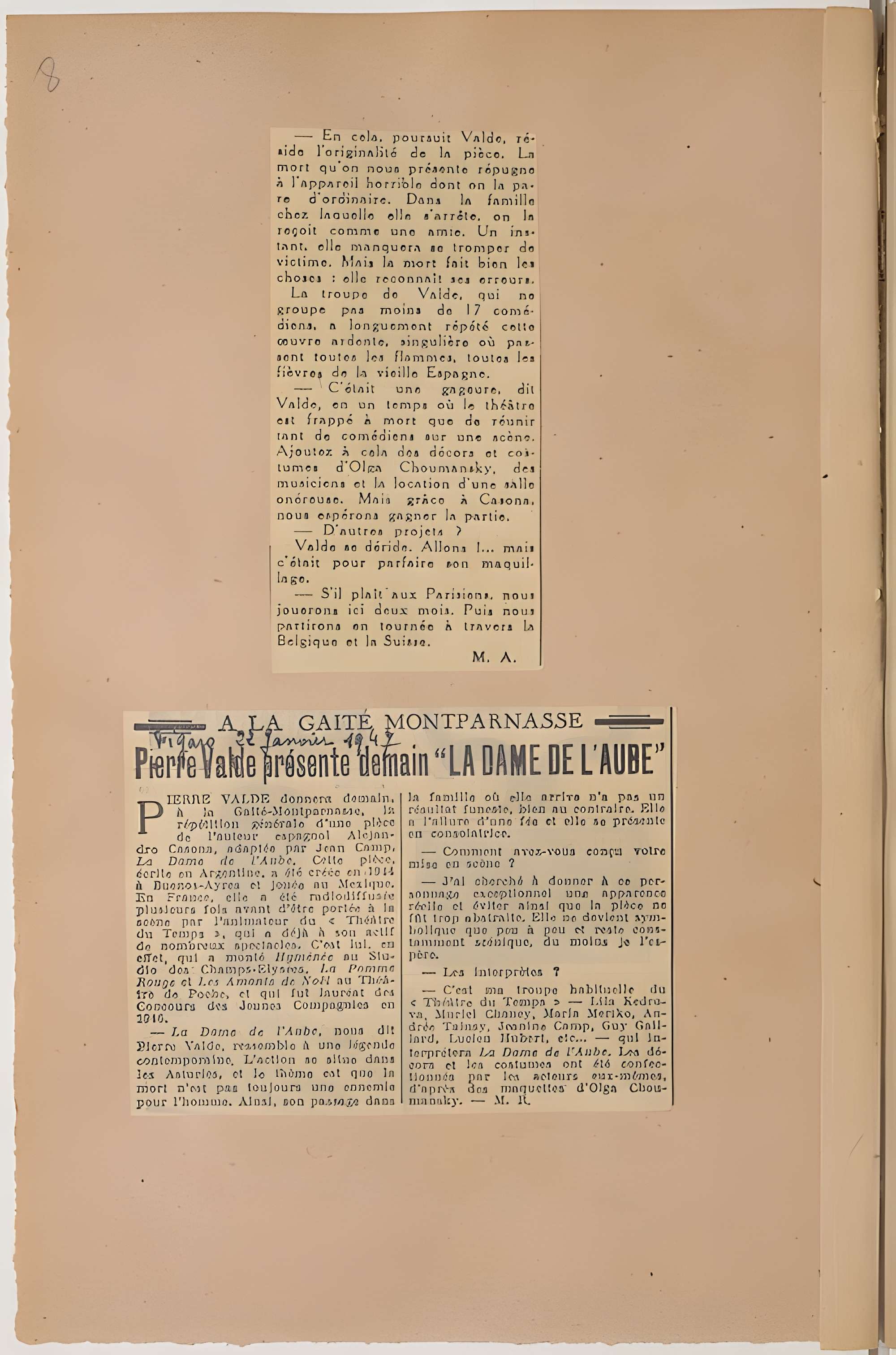Théâtre Montparnasse ; Théâtre Montparnasse-Gaston Baty
