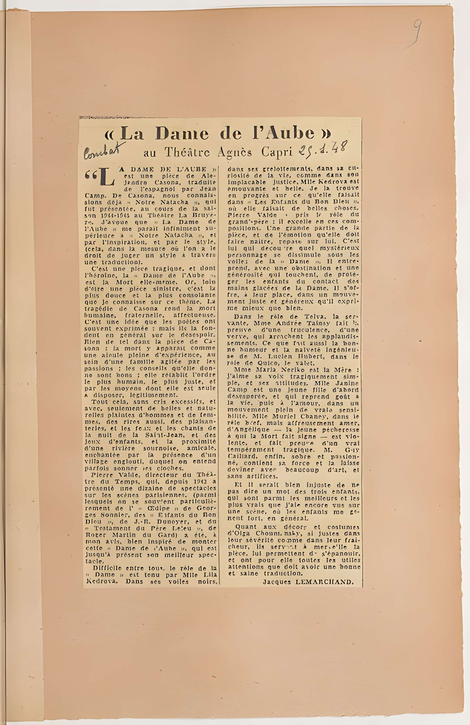 Théâtre Montparnasse ; Théâtre Montparnasse-Gaston Baty
