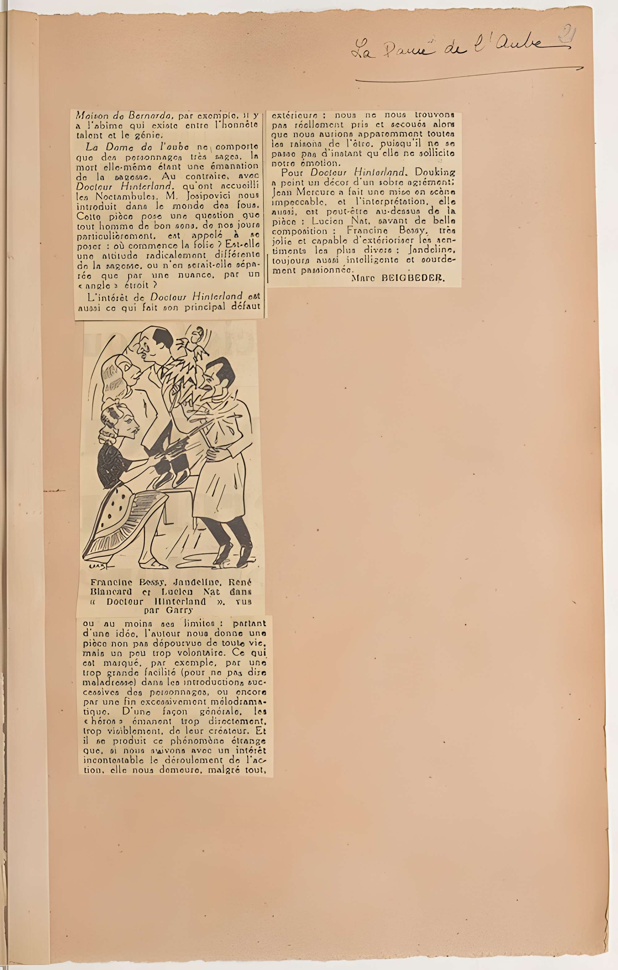 Théâtre Montparnasse ; Théâtre Montparnasse-Gaston Baty
