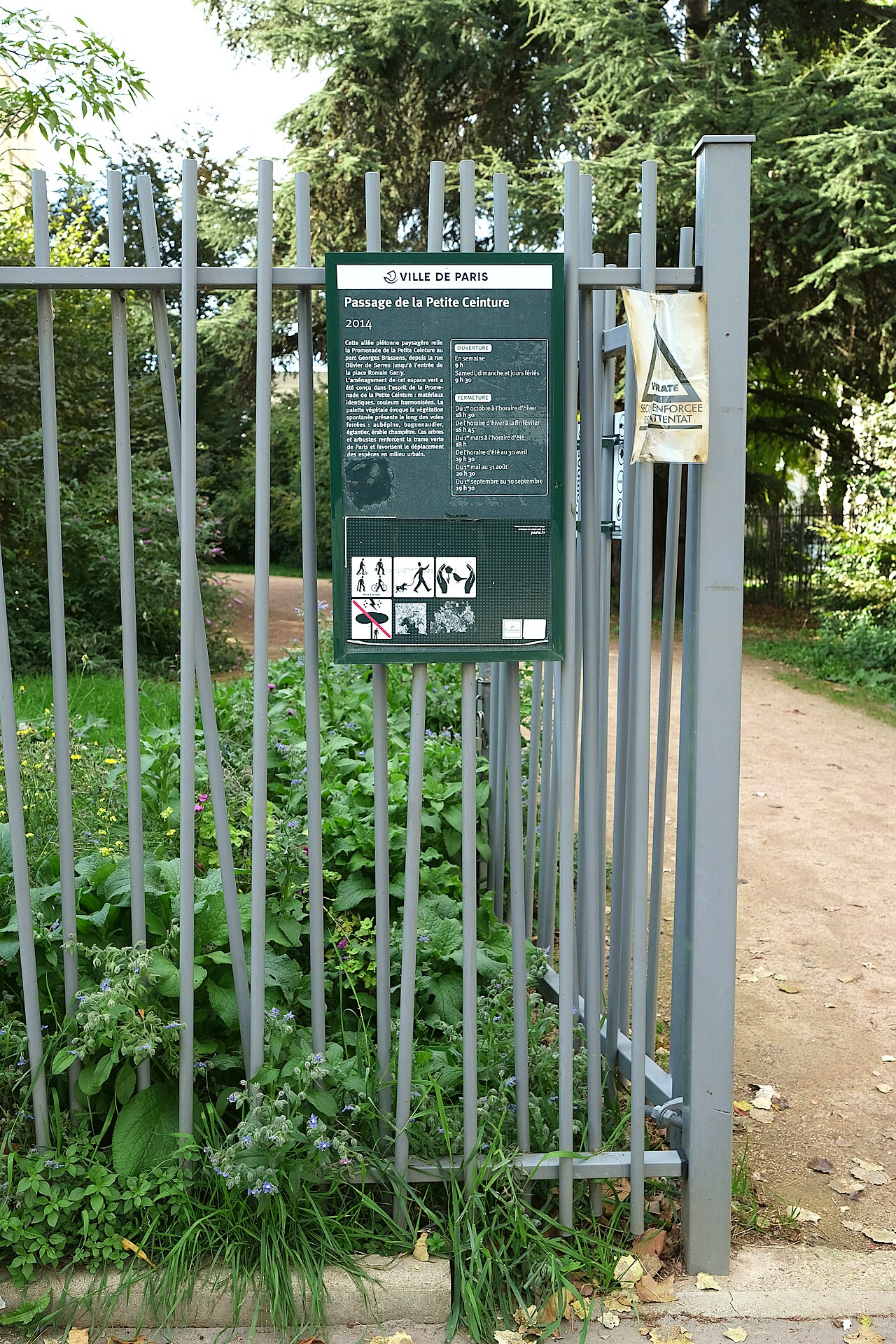 Parc Georges-Brassens - Paris 15ème