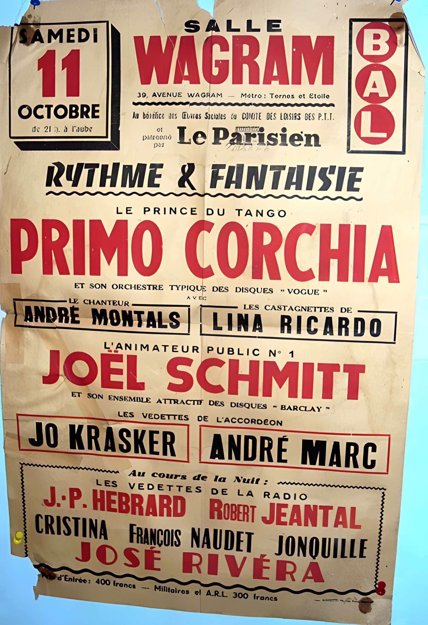 Salle Wagram à Paris