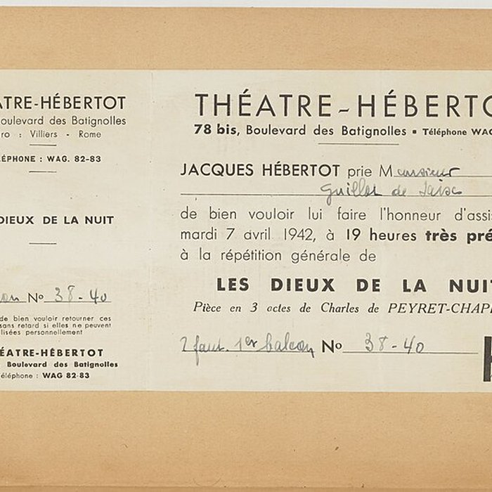 Photo de Théâtre des Arts  , actuellement théatre Hébertot