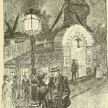 Moulin de la galette à Paris