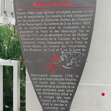 Moulin de la galette à Paris