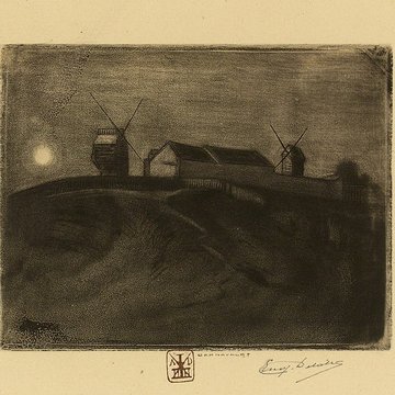 Moulin de la galette à Paris