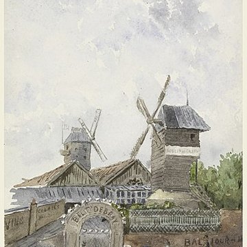 Moulin de la galette à Paris