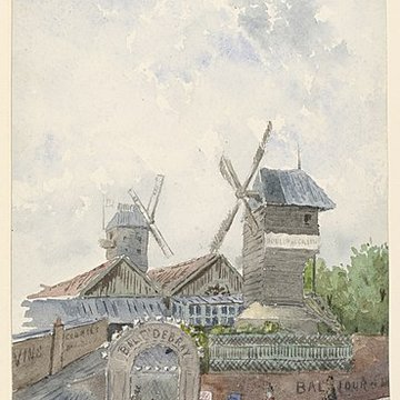 Moulin de la galette à Paris