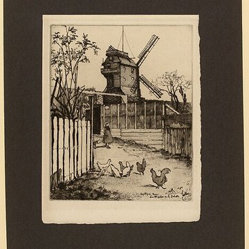 Moulin de la galette à Paris