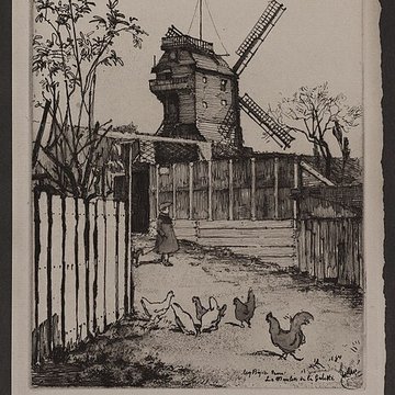 Moulin de la galette à Paris
