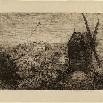 Moulin de la galette à Paris