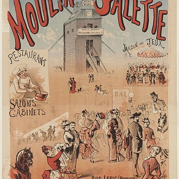 Moulin de la galette à Paris