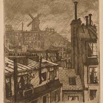 Moulin de la galette à Paris