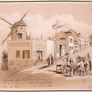 Moulin de la galette à Paris