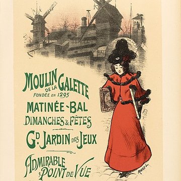 Moulin de la galette à Paris