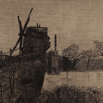 Moulin de la galette à Paris