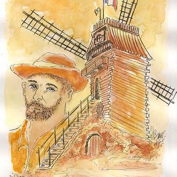 Moulin de la galette à Paris