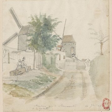 Moulin de la galette à Paris
