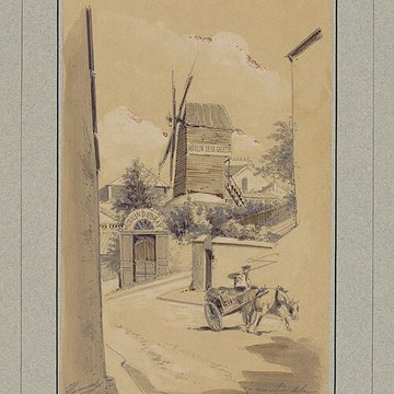 Moulin de la galette à Paris