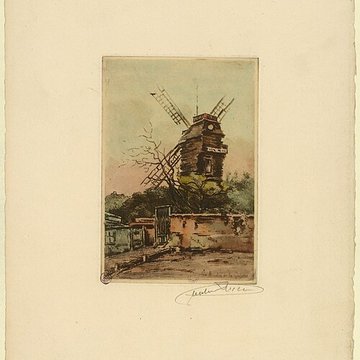 Moulin de la galette à Paris