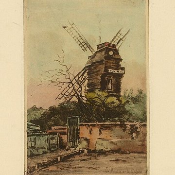 Moulin de la galette à Paris
