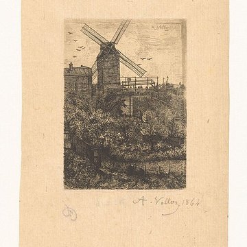 Moulin de la galette à Paris