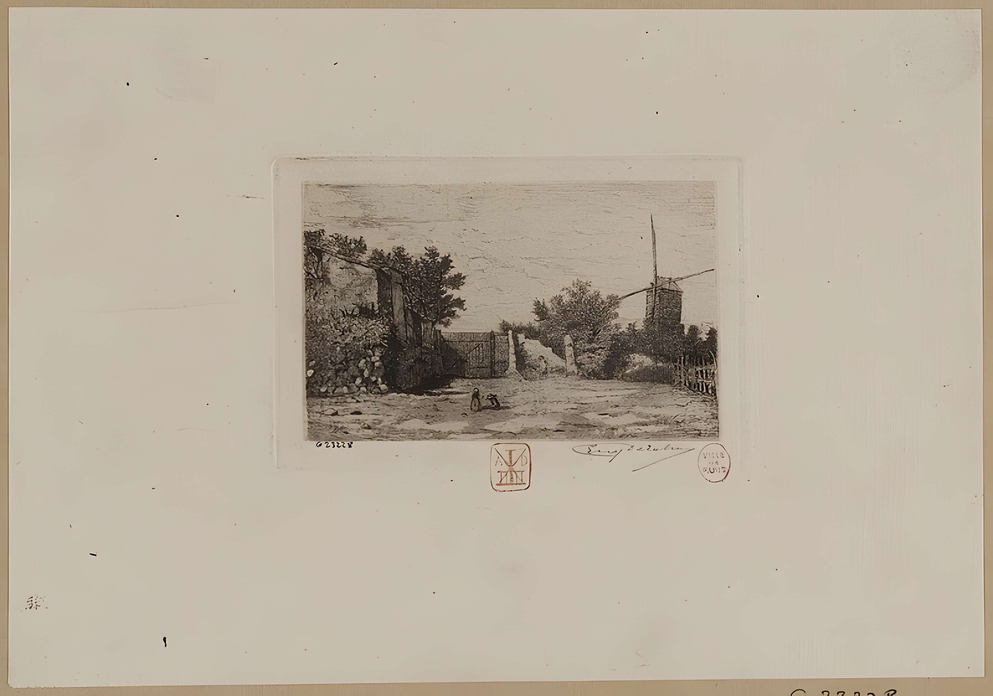 Moulin de la galette à Paris