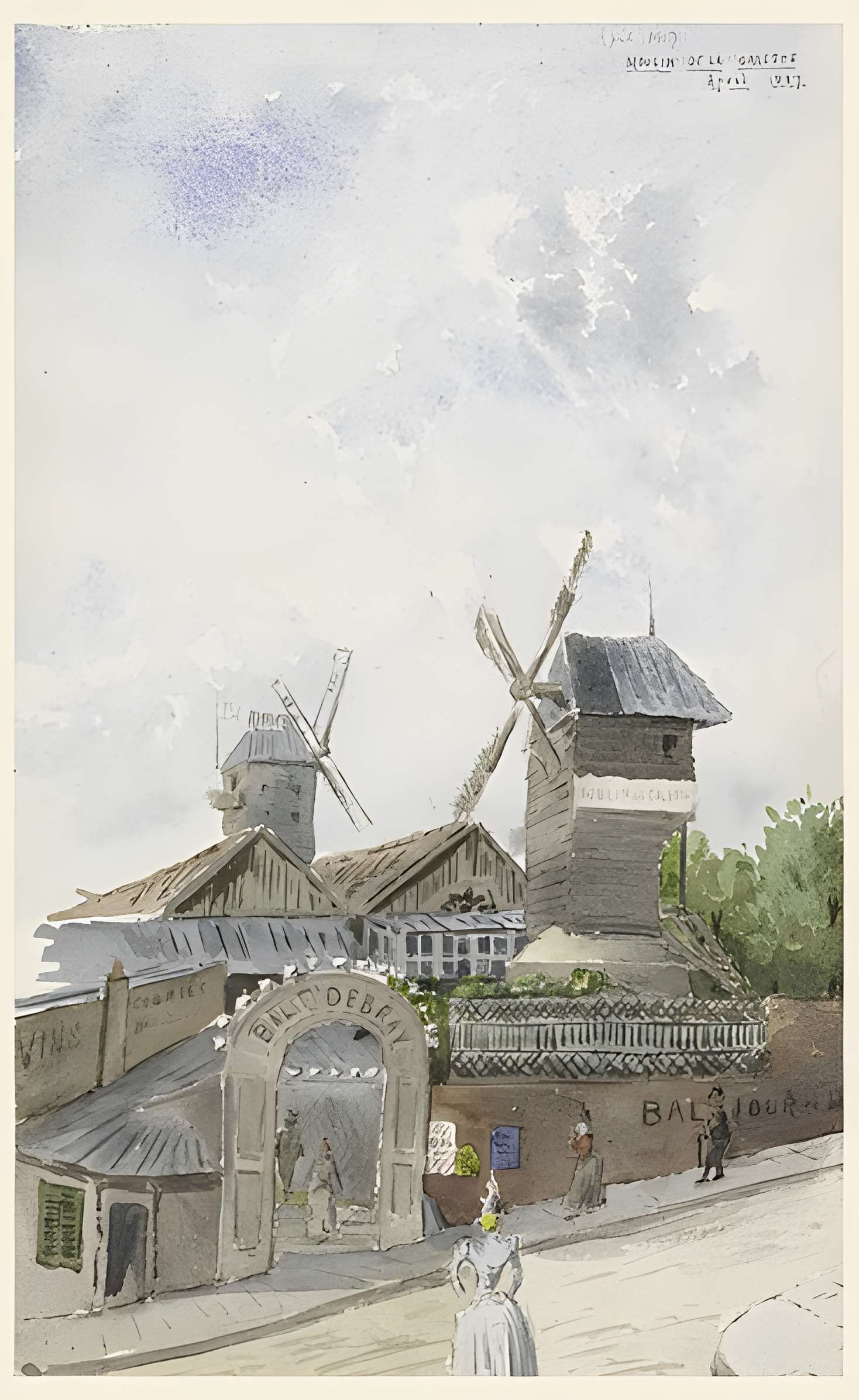 Moulin de la galette à Paris