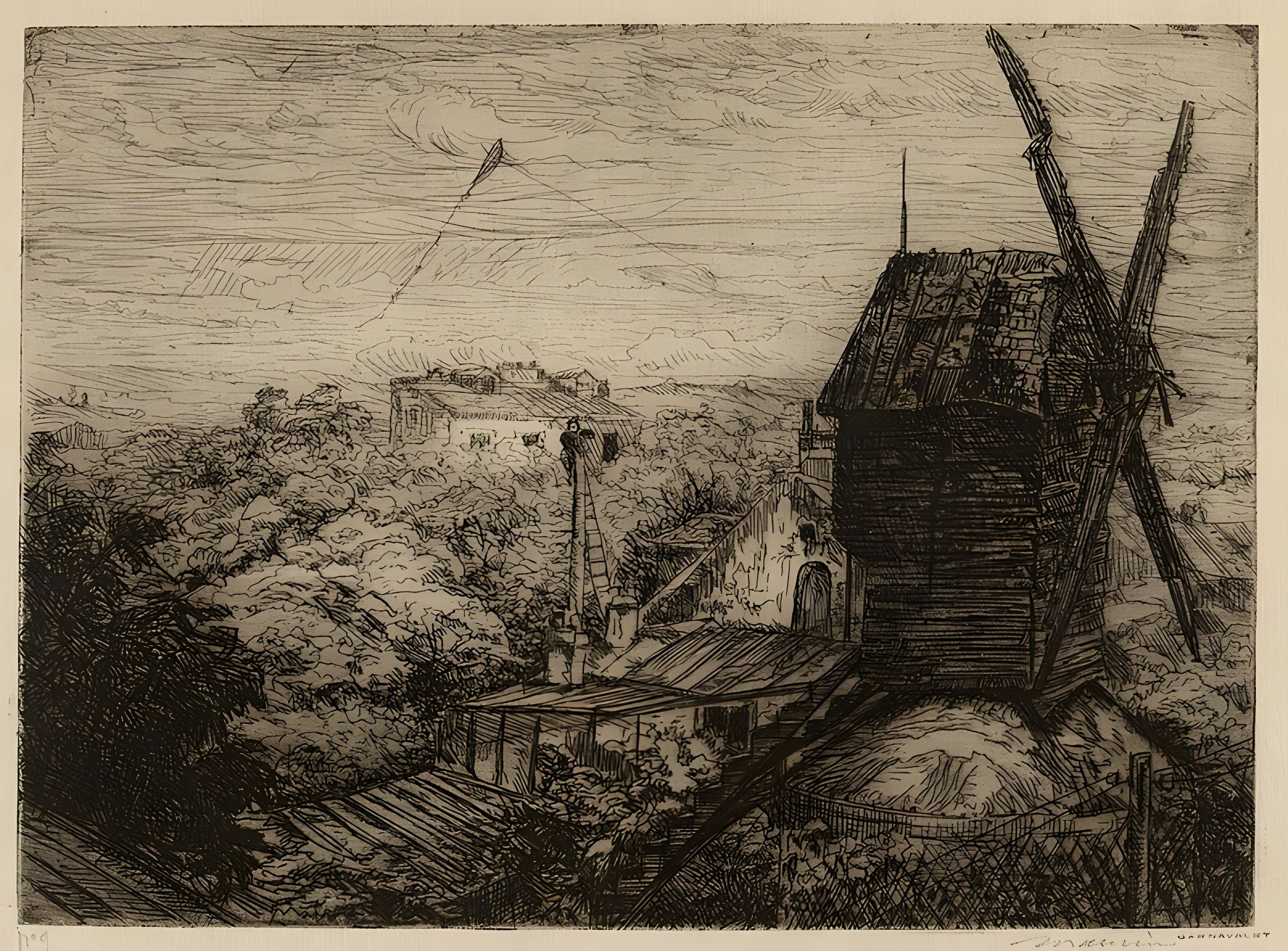 Moulin de la galette à Paris