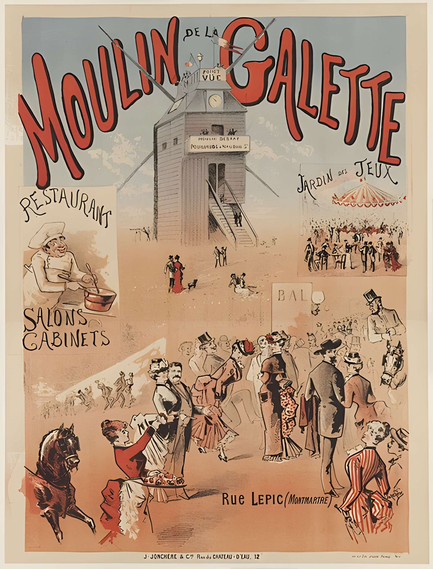 Moulin de la galette à Paris
