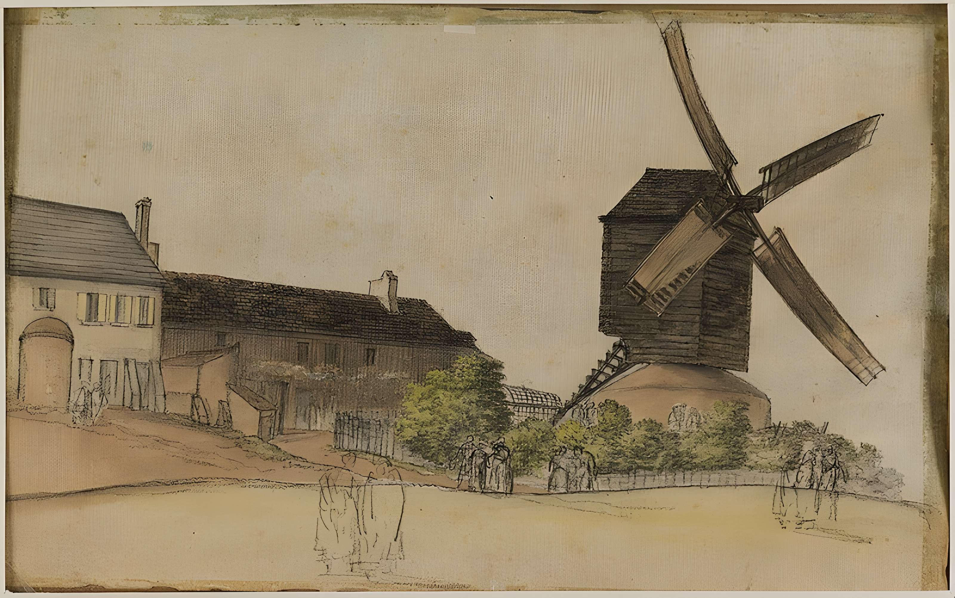 Moulin de la galette à Paris