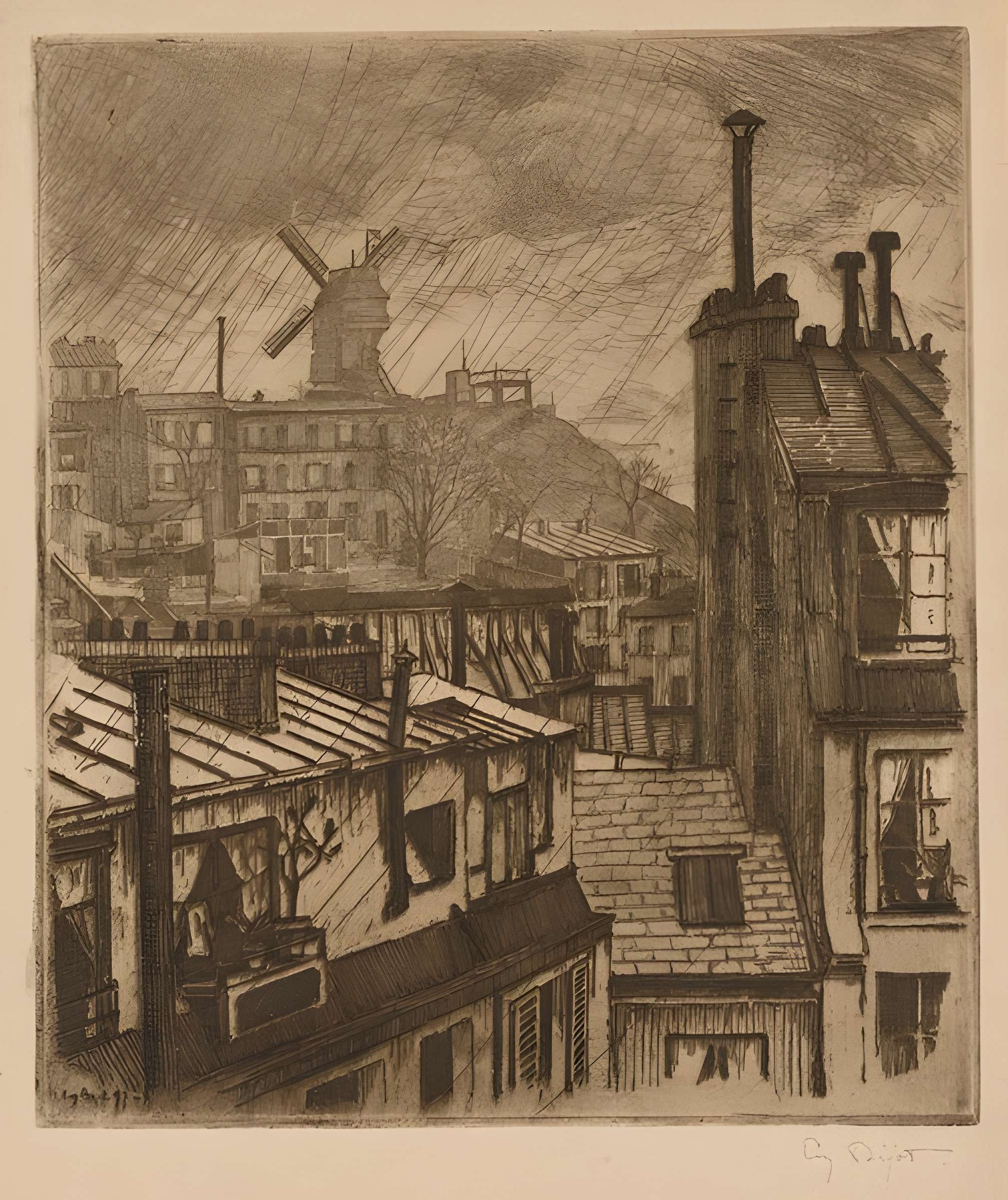 Moulin de la galette à Paris