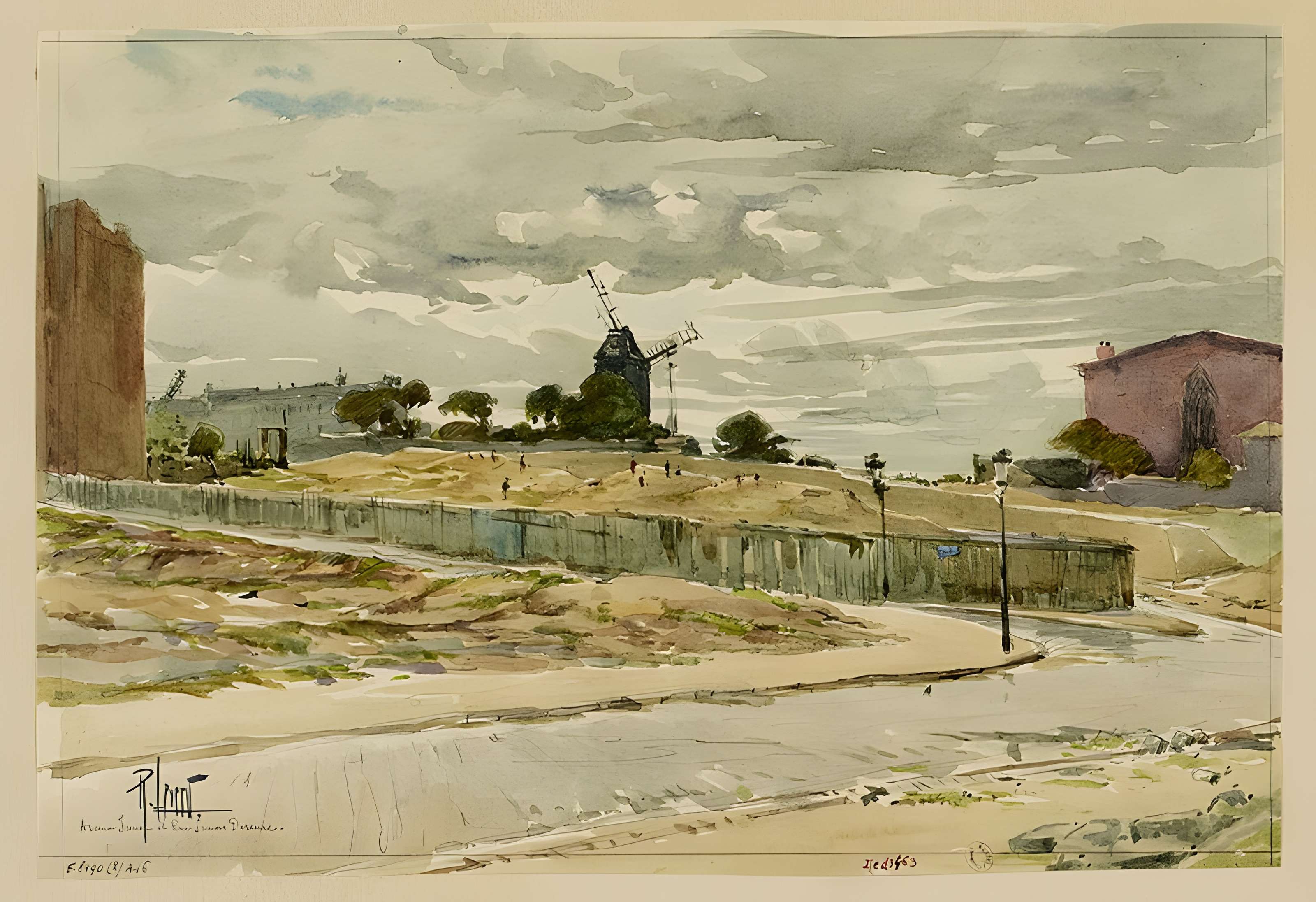 Moulin de la galette à Paris