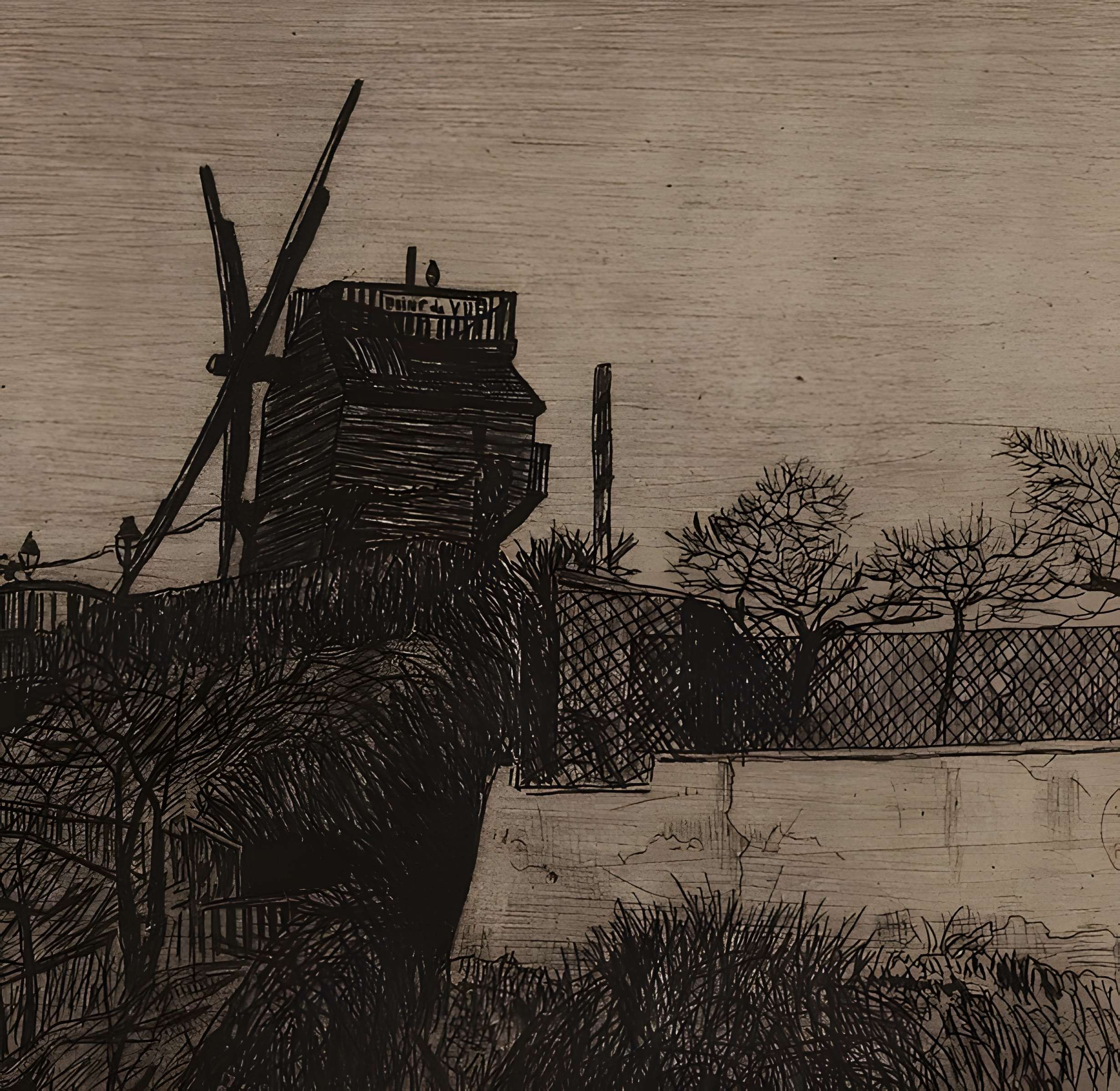 Moulin de la galette à Paris