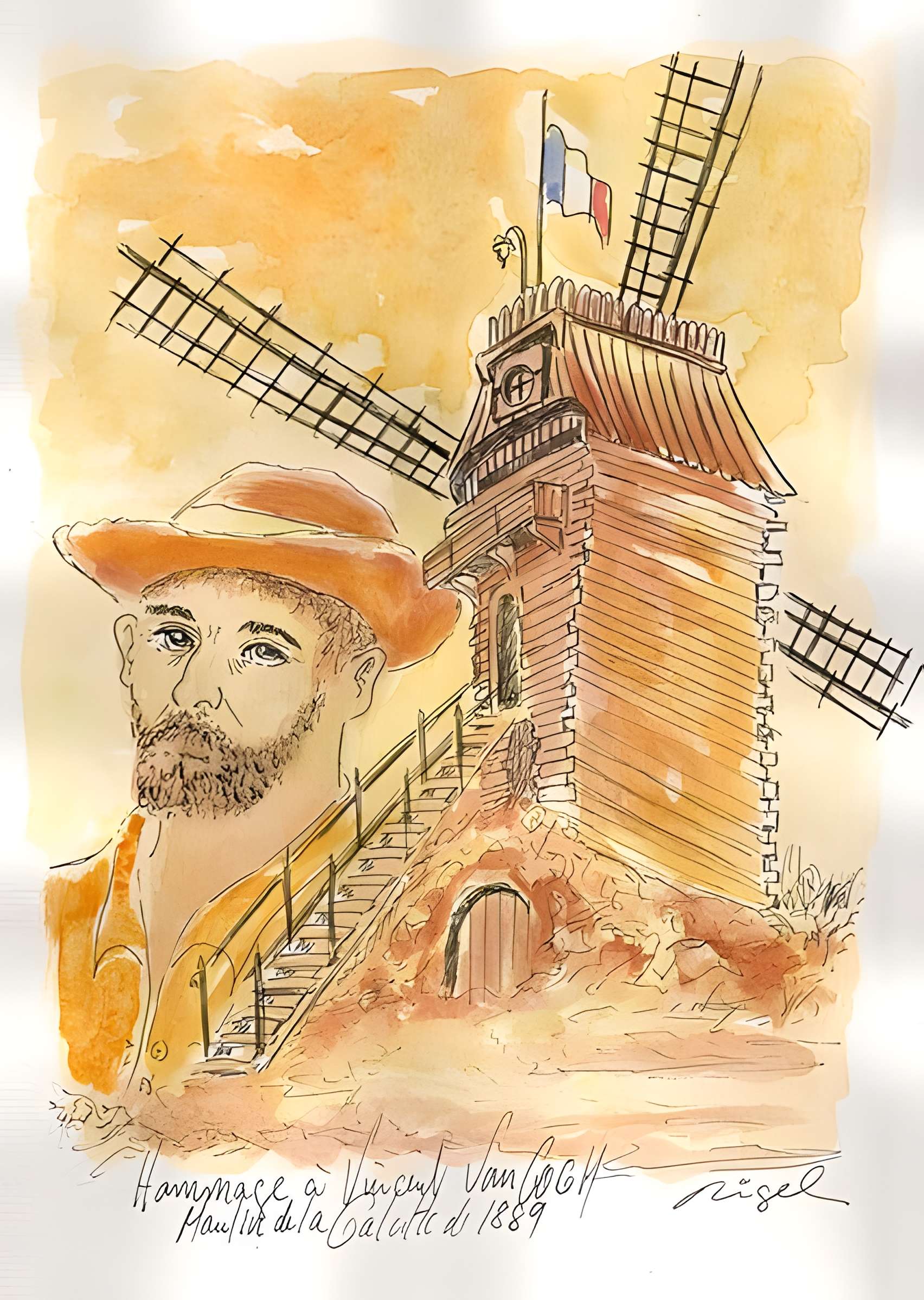 Moulin de la galette à Paris